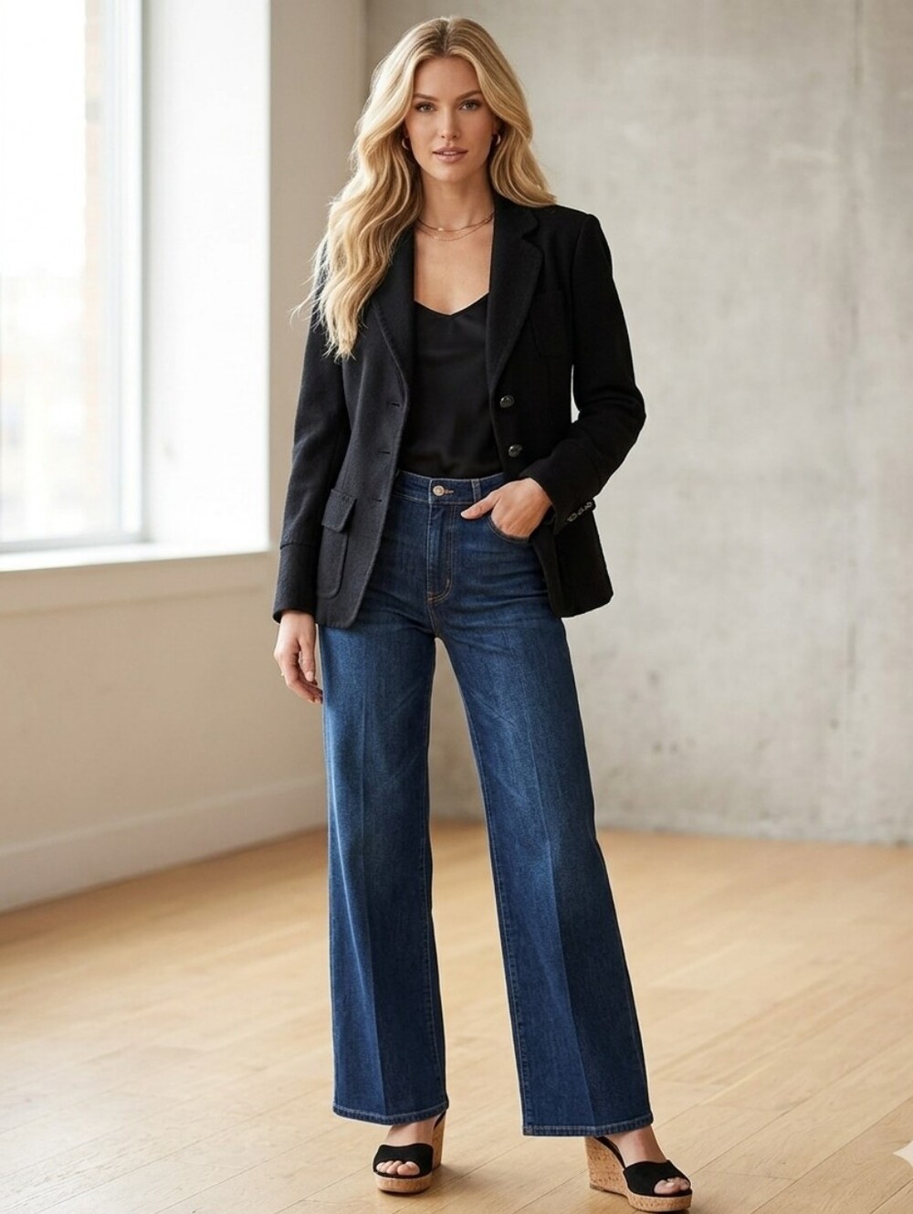 MOSCHINO CHEAP AND CHIC Tailored Black Blazer — Classic Women’s Suit Jacket